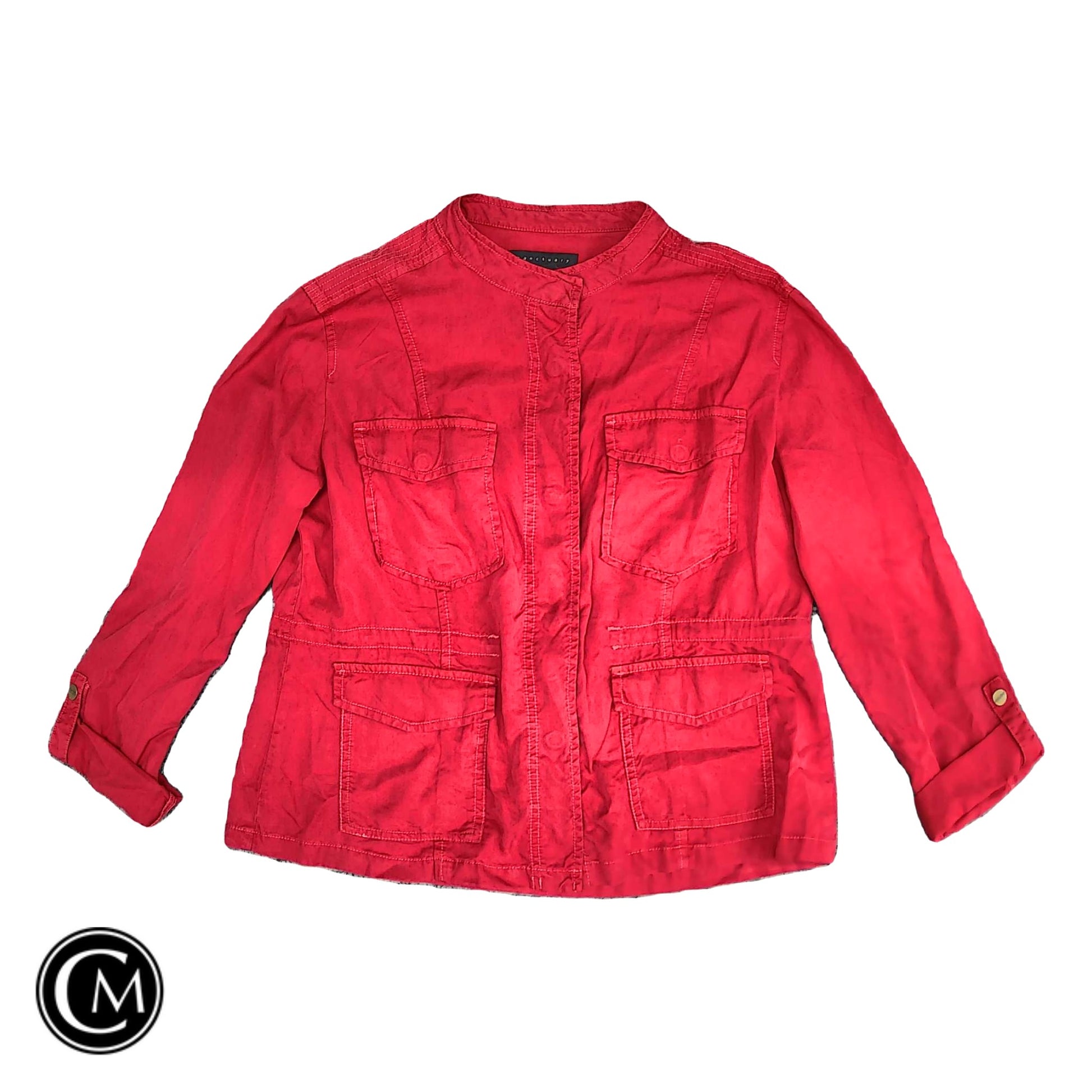 Jacket Shirt By Sanctuary In Red, Size: L image 1