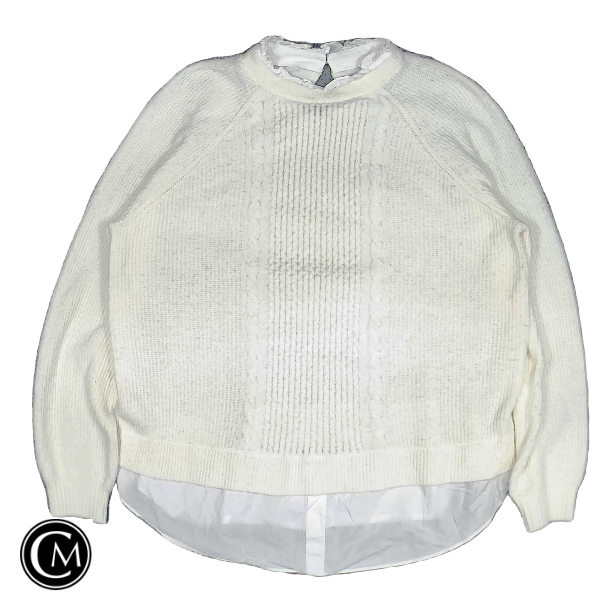 Sweater By Loft In Cream, Size: Xl image 1