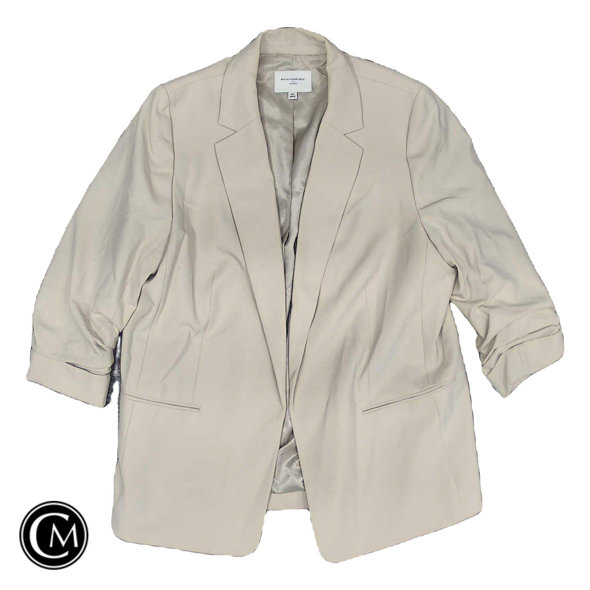 Blazer By Banana Republic In Beige, Size: Xl image 1