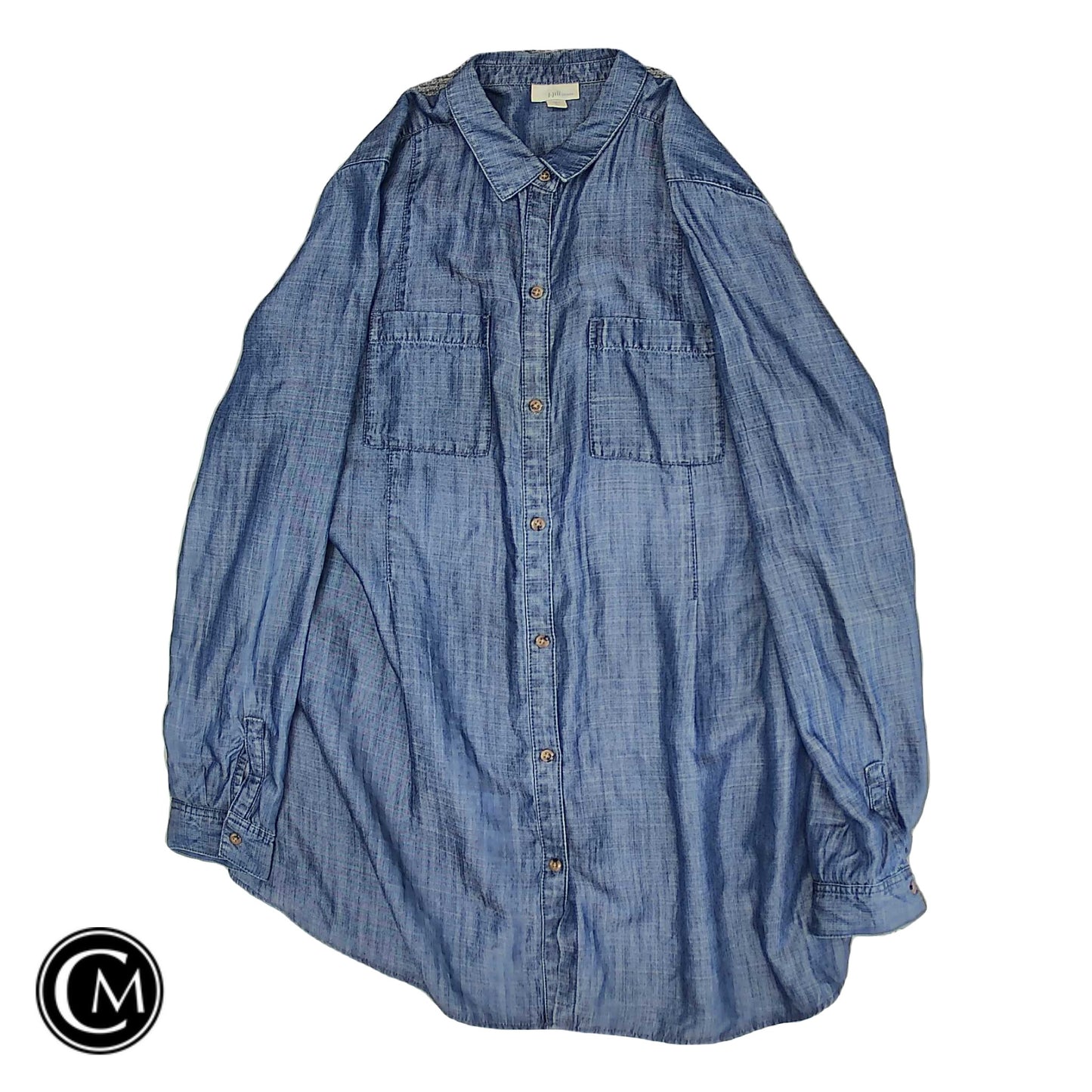 Tunic Ls By J. Jill In Blue, Size: Xl image 1