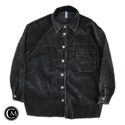 Jacket Shirt By Zenana In Black, Size: 1x image 1