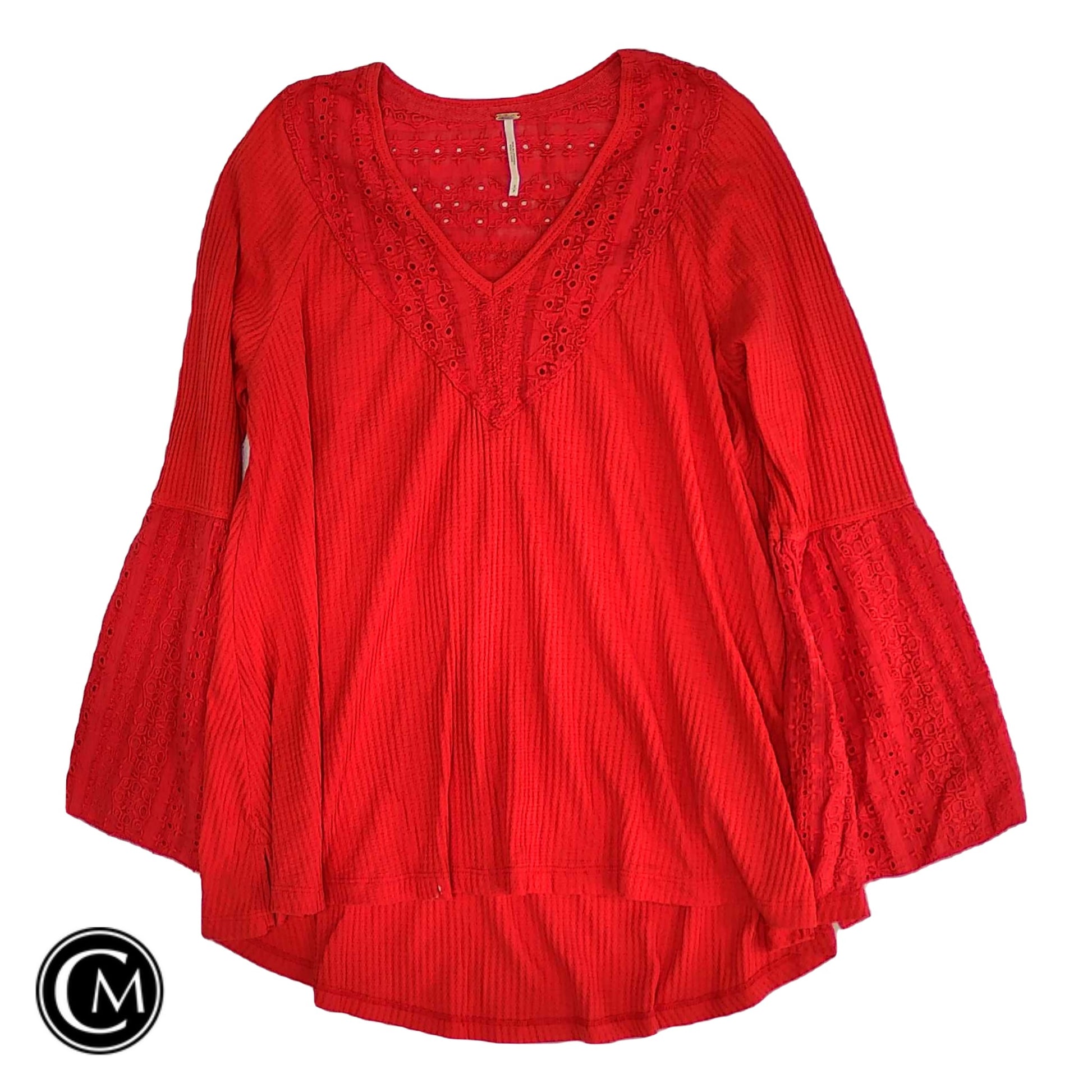 Top Ls By Free People In Orange, Size: S image 1