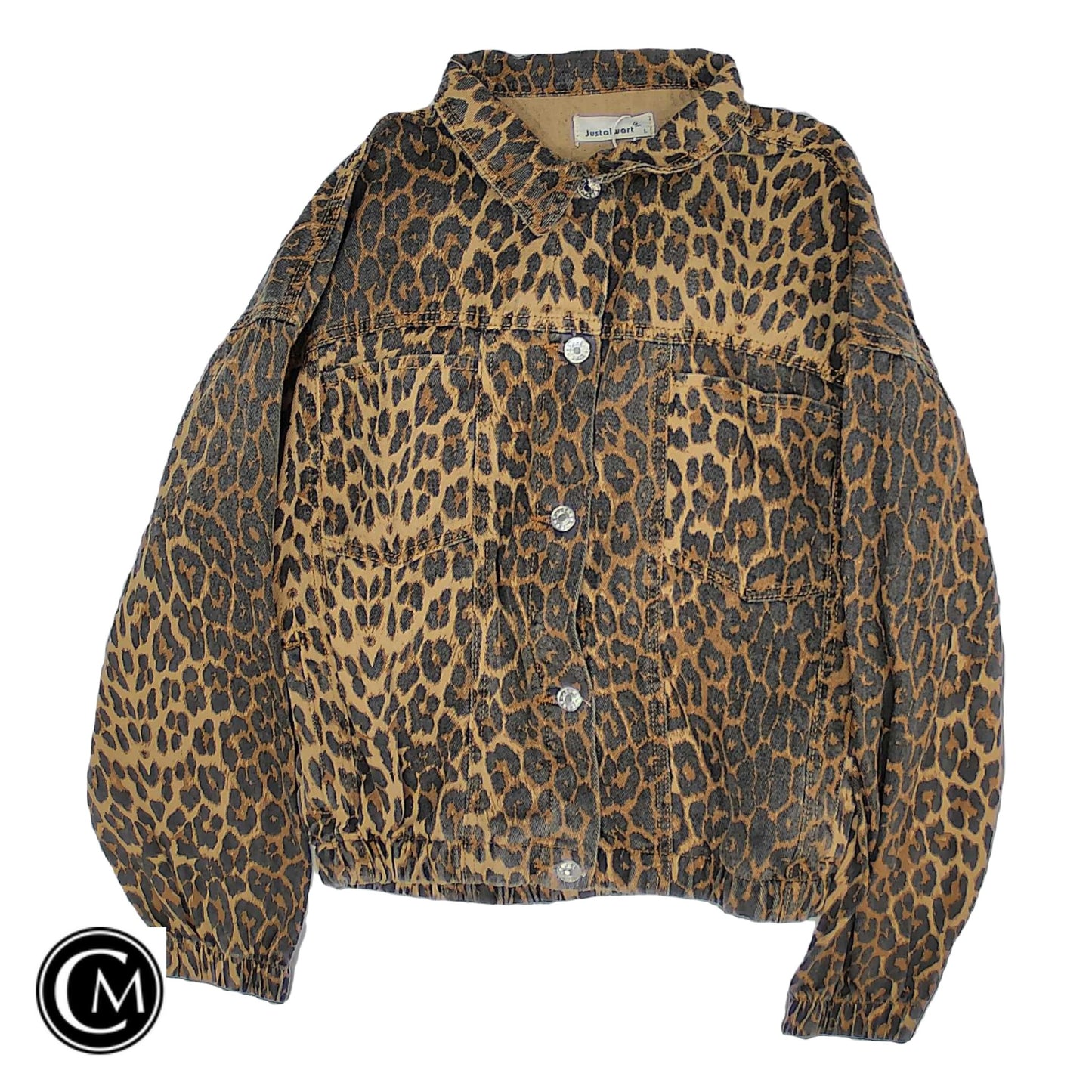 Jacket Other By Clothes Mentor In Animal Print, Size: L image 1