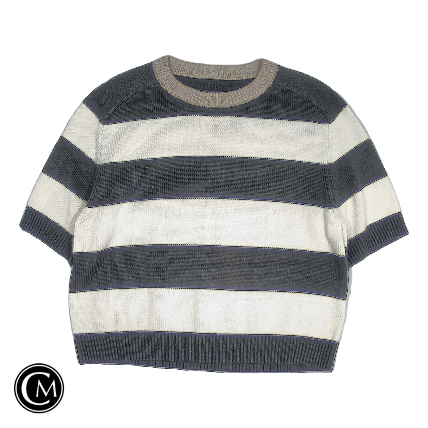 Sweater Ss By Abercrombie And Fitch In Black & White, Size: S image 1