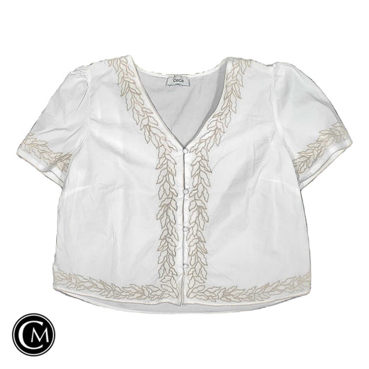 Top Ss By Cece In Yellow, Size: Lp image 1