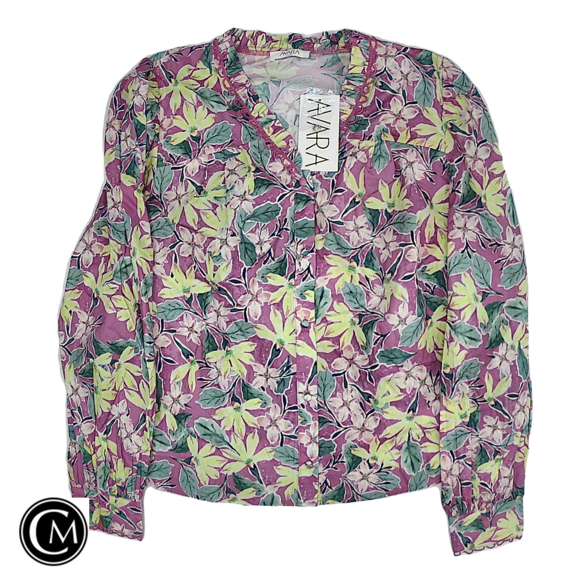 Top Ls By Cmc In Green & Purple, Size: L image 1