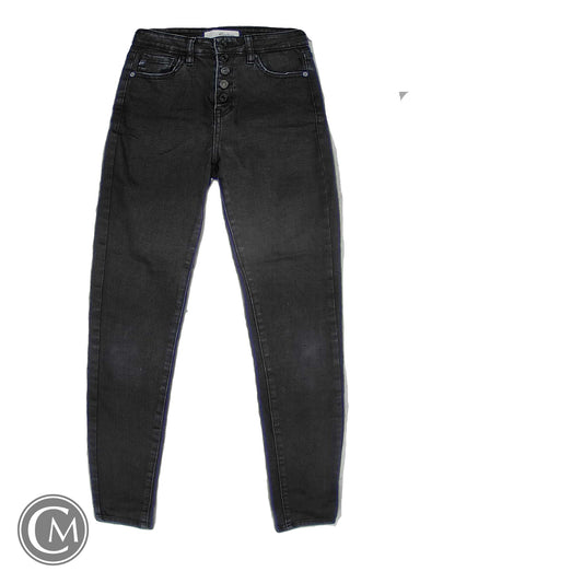 Jeans Skinny By Kancan In Black Denim, Size: 2 image 1