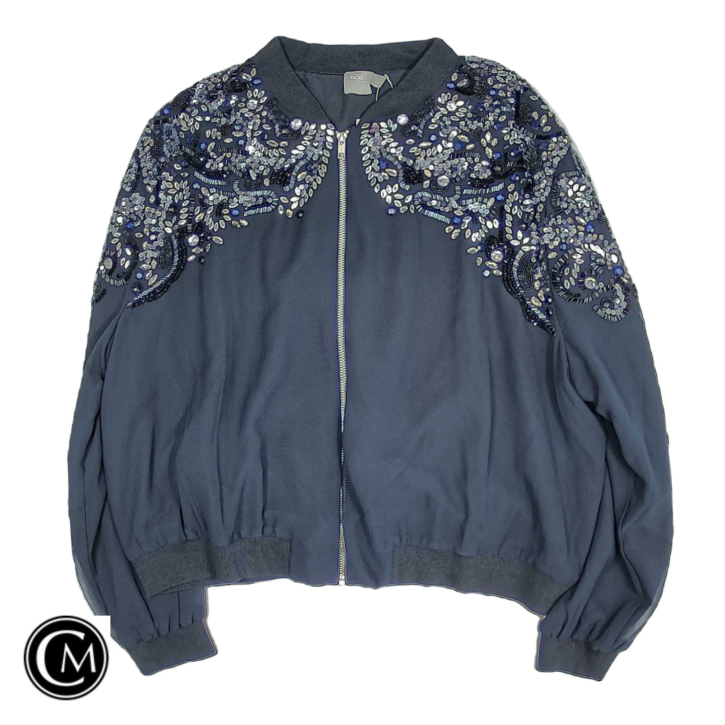 Jacket Other By Asos In Navy, Size: 18 image 1