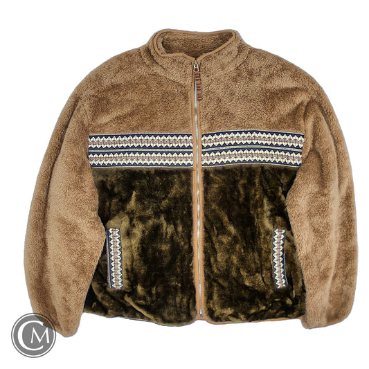 Jacket Fleece By Ugg In Brown, Size: Xl image 1