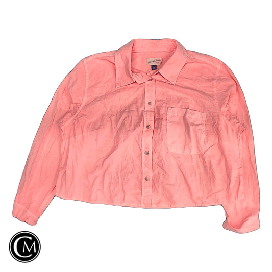 Top Ls By Universal Thread In Orange, Size: Xxl image 1