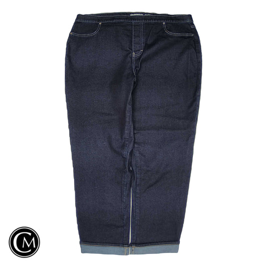 Jeans Jeggings By Dana Buchman In Blue Denim, Size: Xl image 1