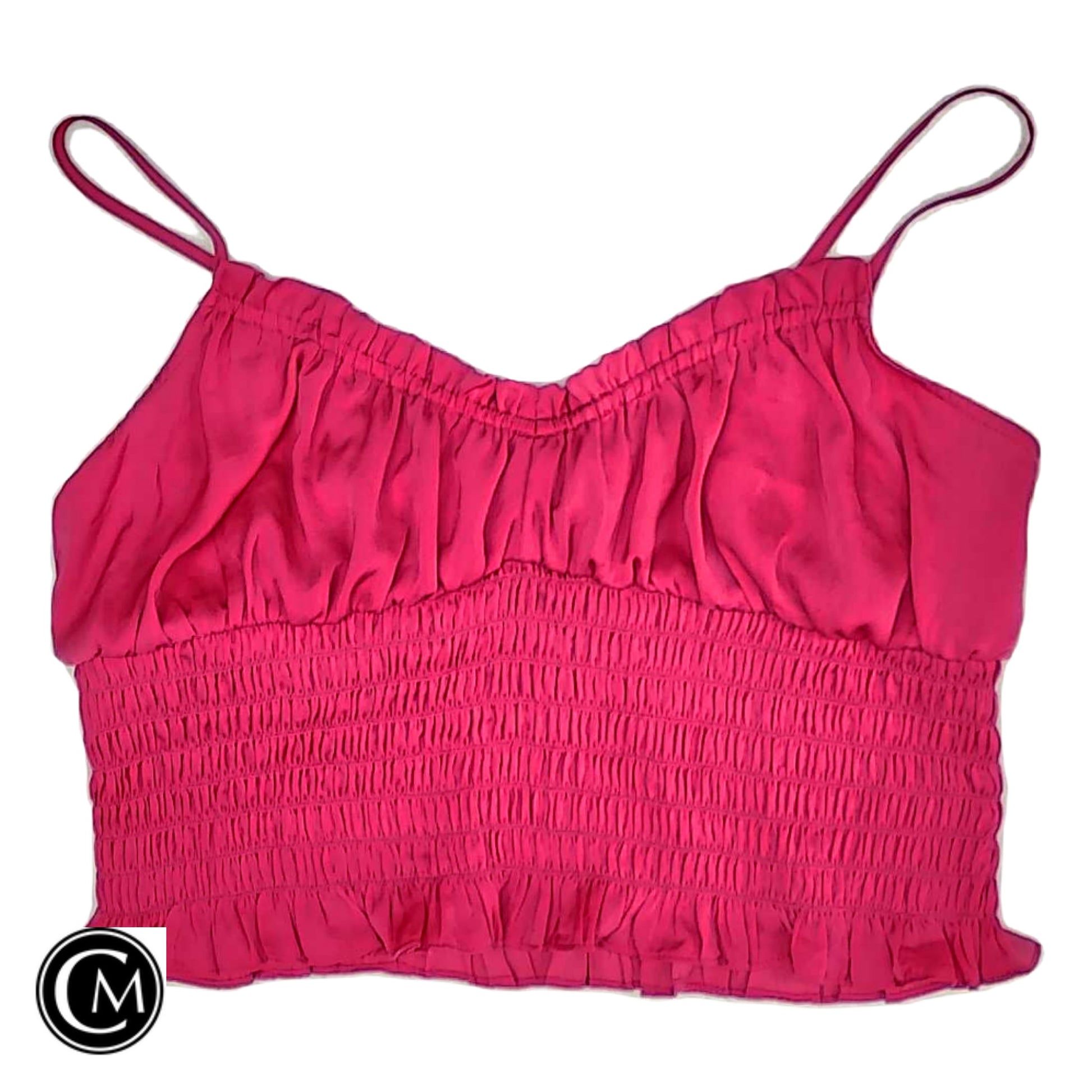 Blouse Sleeveless By Open Edit In Pink, Size: L image 1