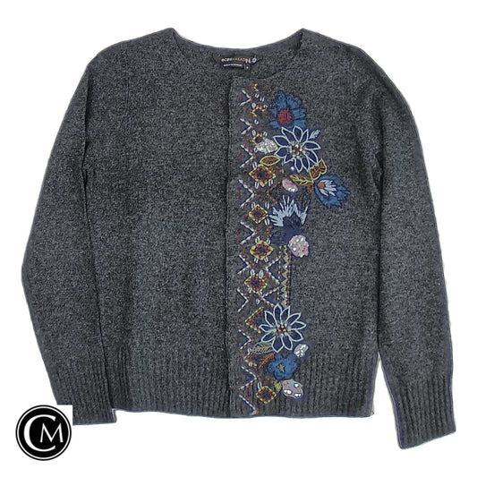Sweater Cardigan By Bcbg In Grey, Size: S image 1
