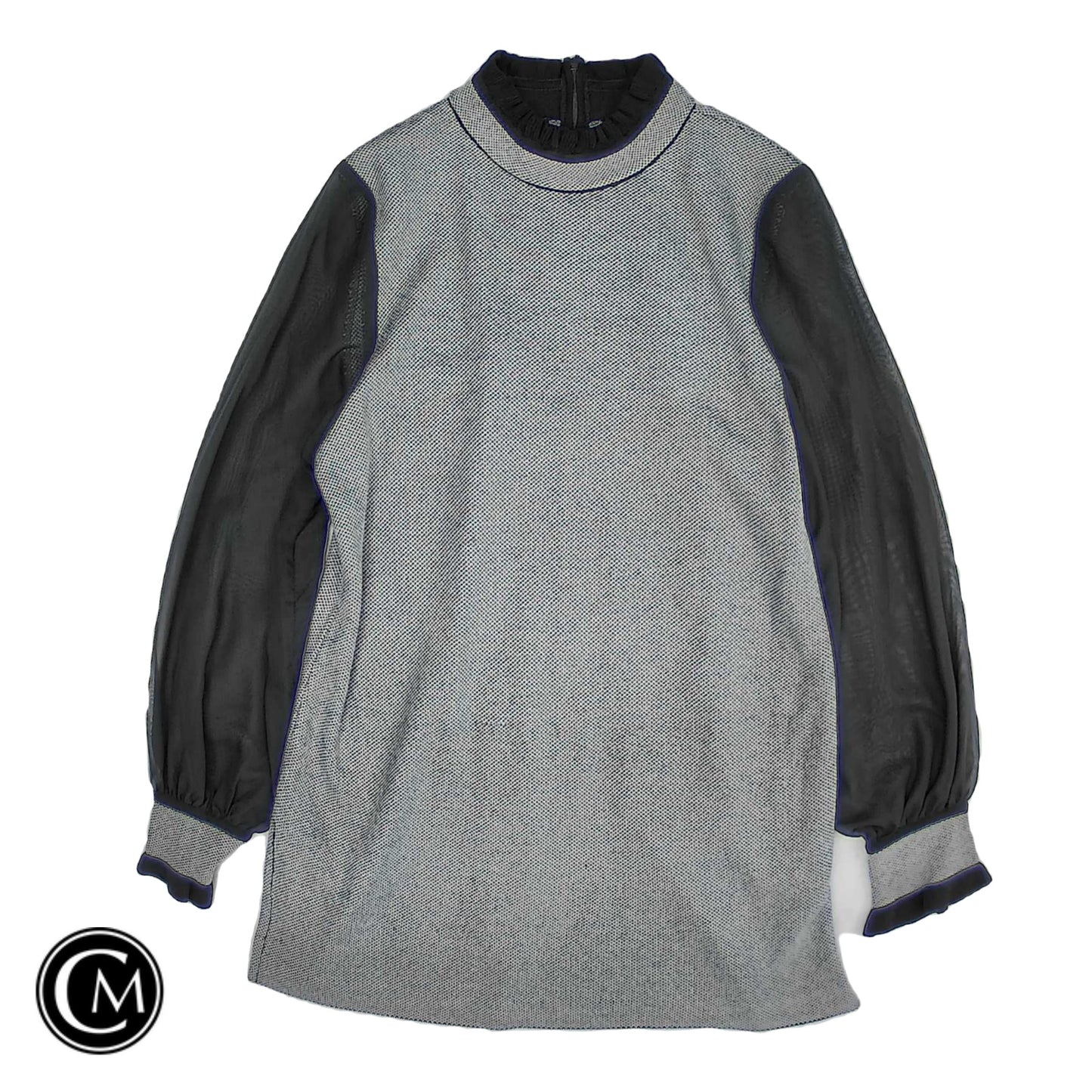 Tunic Ls By Ming Wang In Black & White, Size: S image 1