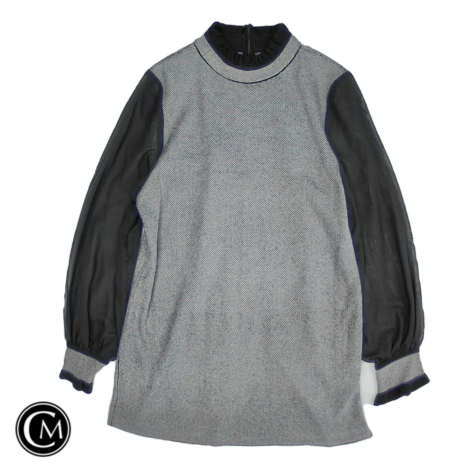 Tunic Ls By Ming Wang In Black & White, Size: S image 1