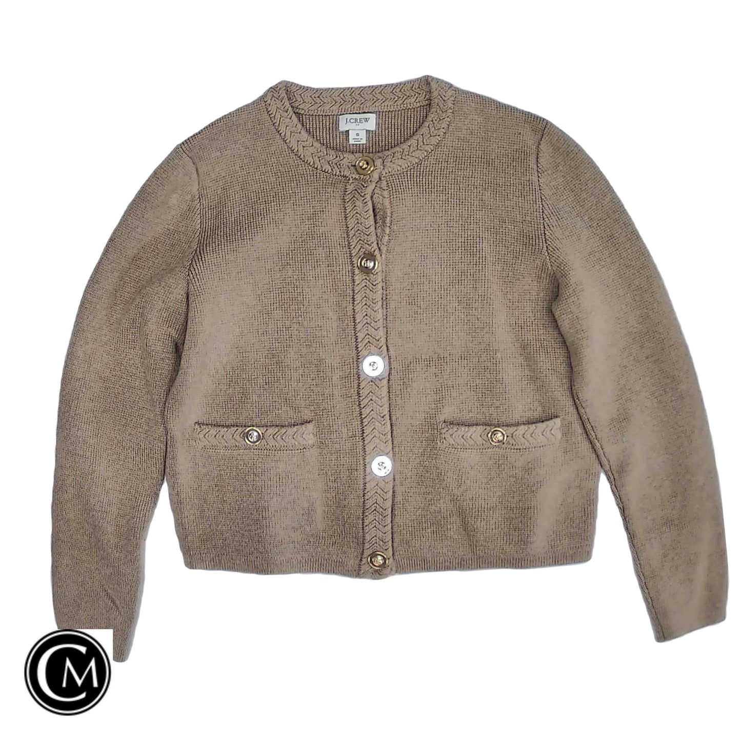 Sweater Cardigan By J. Crew In Brown, Size: S image 1