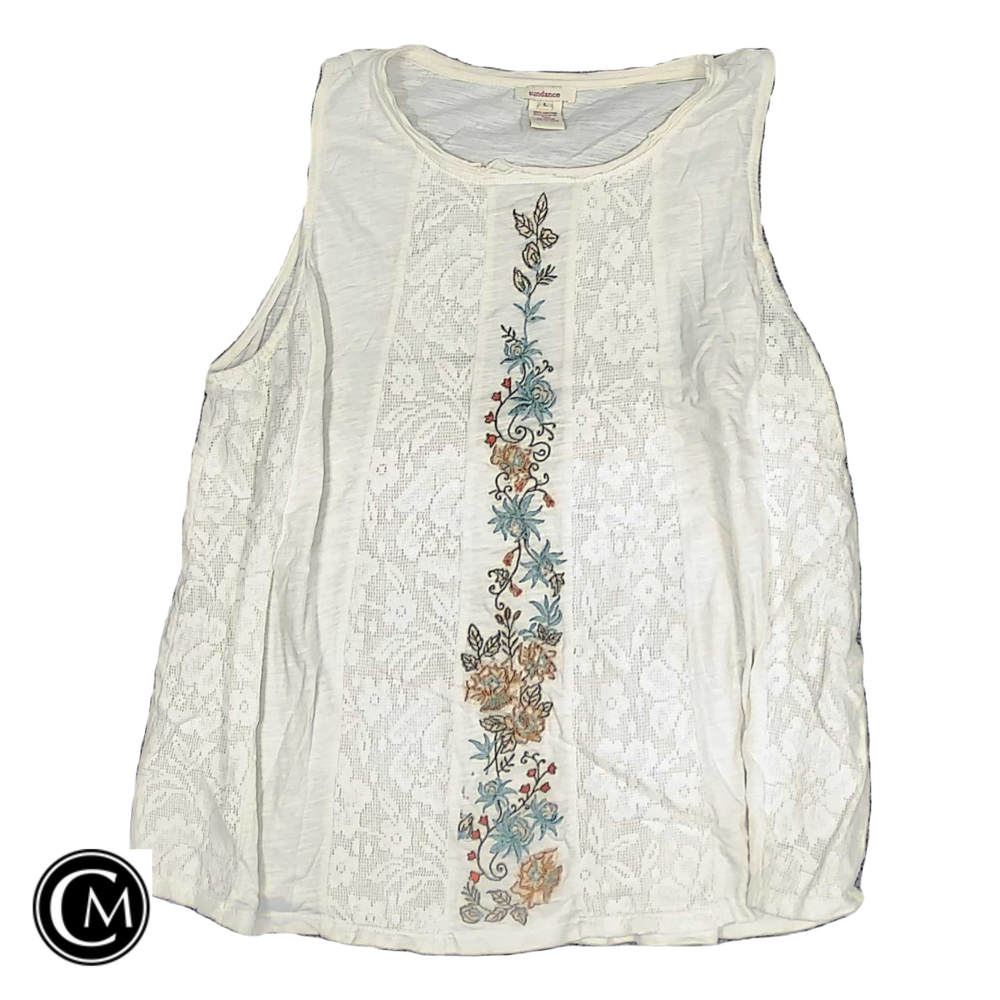 Top Sleeveless By Sundance In Cream, Size: L image 1