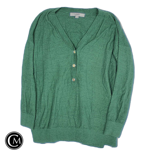 Cardigan By Loft In Green, Size: S image 1