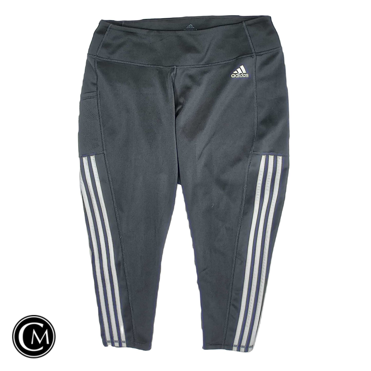 Athletic Leggings Capris By Adidas In Black, Size: 2x image 1