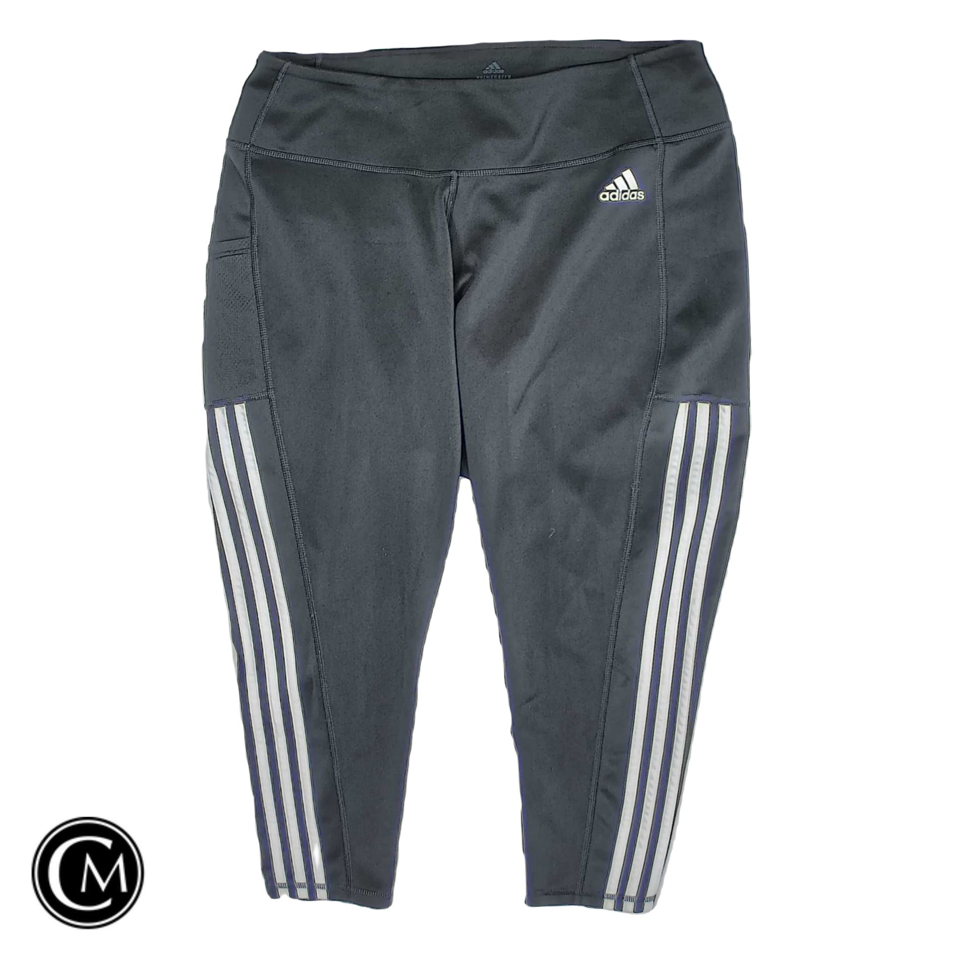 Athletic Leggings Capris By Adidas In Black, Size: 2x image 1
