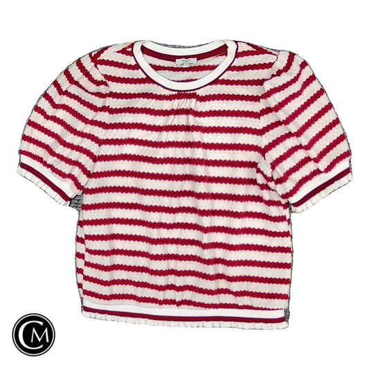 Top Ss By Voy In Red & White, Size: S image 1