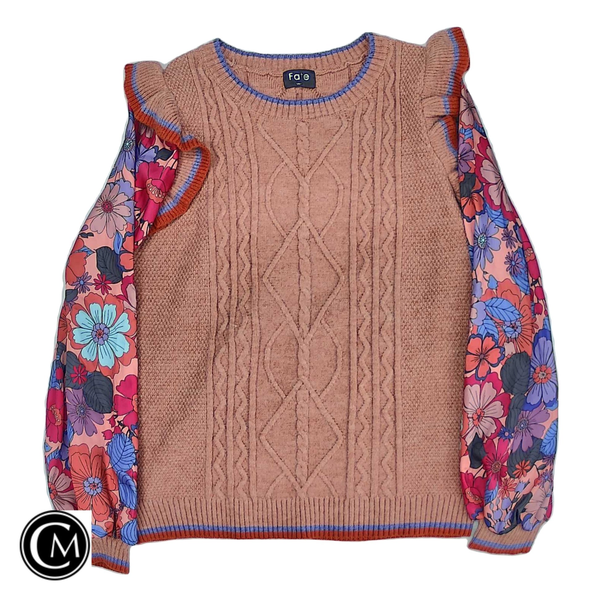 Sweater By Fate In Orange, Size: S image 1