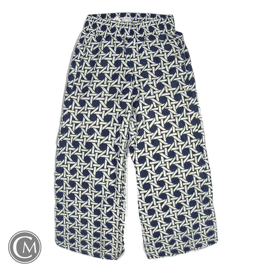 Pants Cropped By Loft In Blue & White, Size: Xs image 1