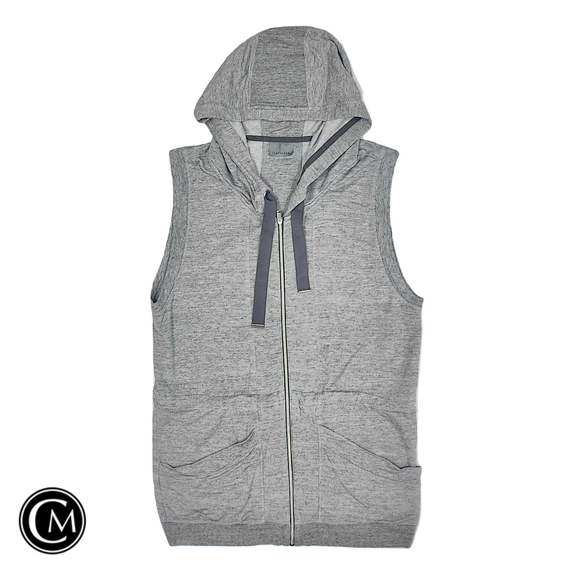 Athletic Sweatshirt Hoodie By Athleta In Grey, Size: S image 1