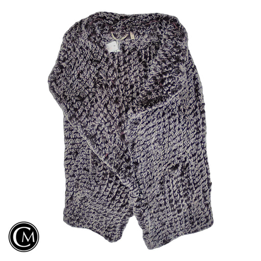 Vest Faux Fur & Sherpa By Soft Surroundings In Purple & White, Size: M image 1
