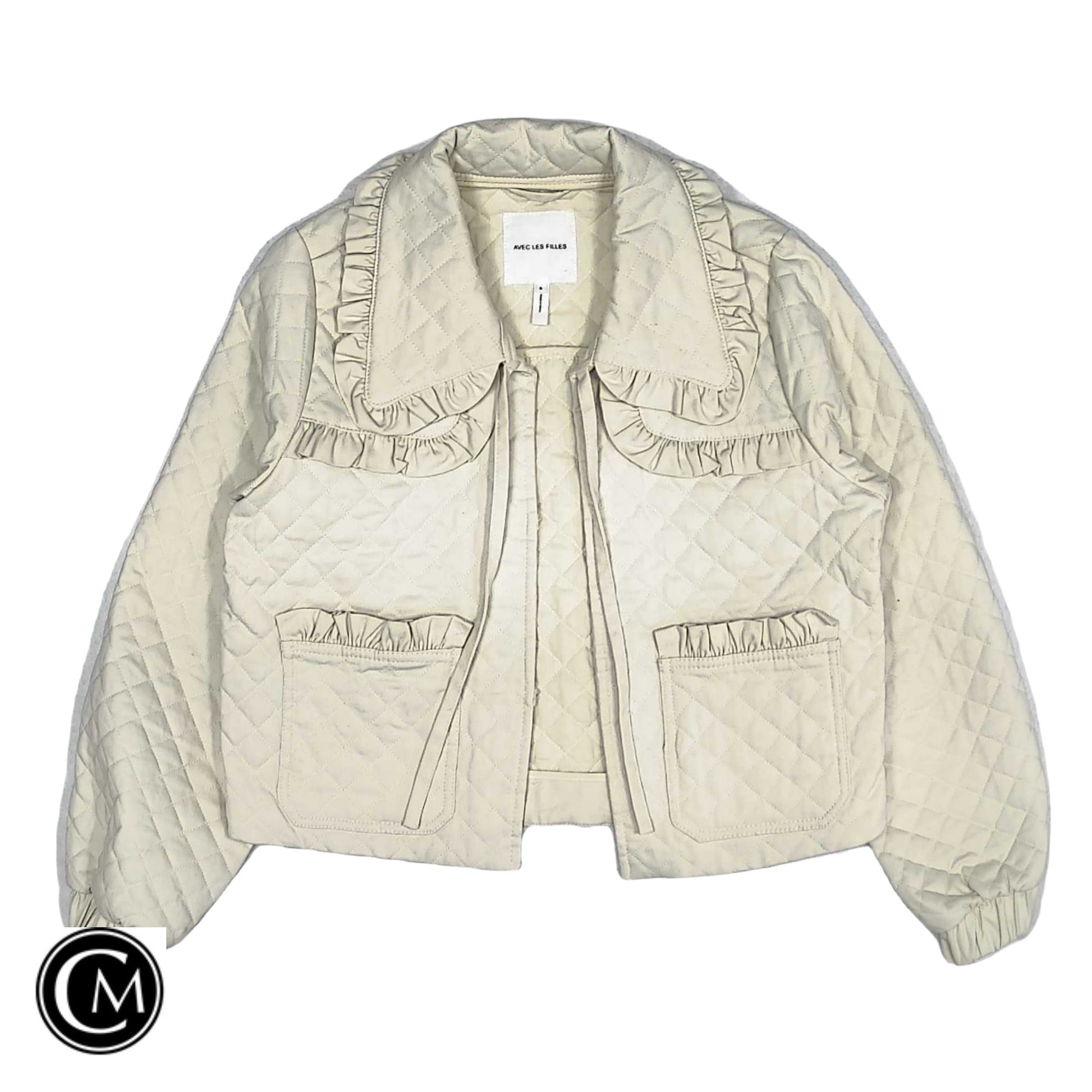 Jacket Other By Avec Les Filles In Beige, Size: S image 1