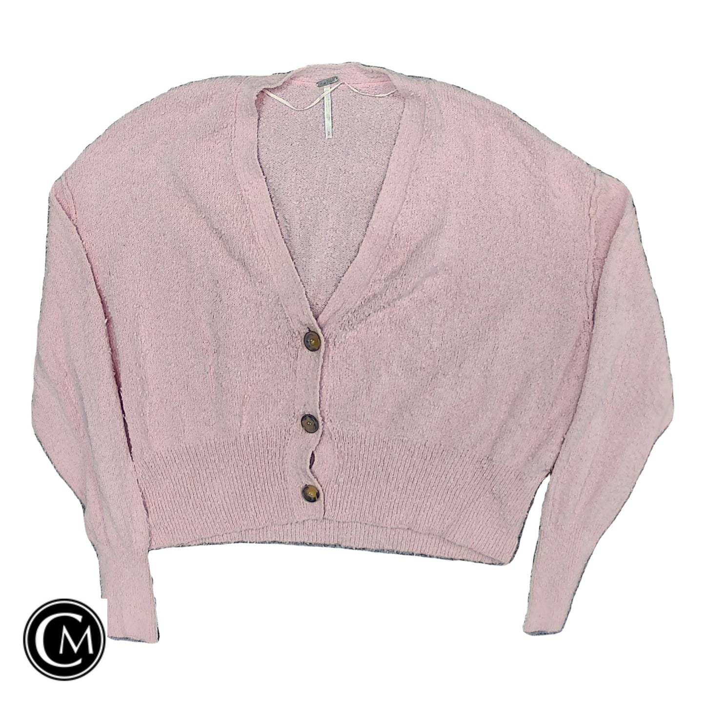 Sweater Cardigan By Free People In Pink, Size: S image 1