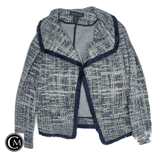 Blazer By Rachel Zoe In Blue & White, Size: S image 1