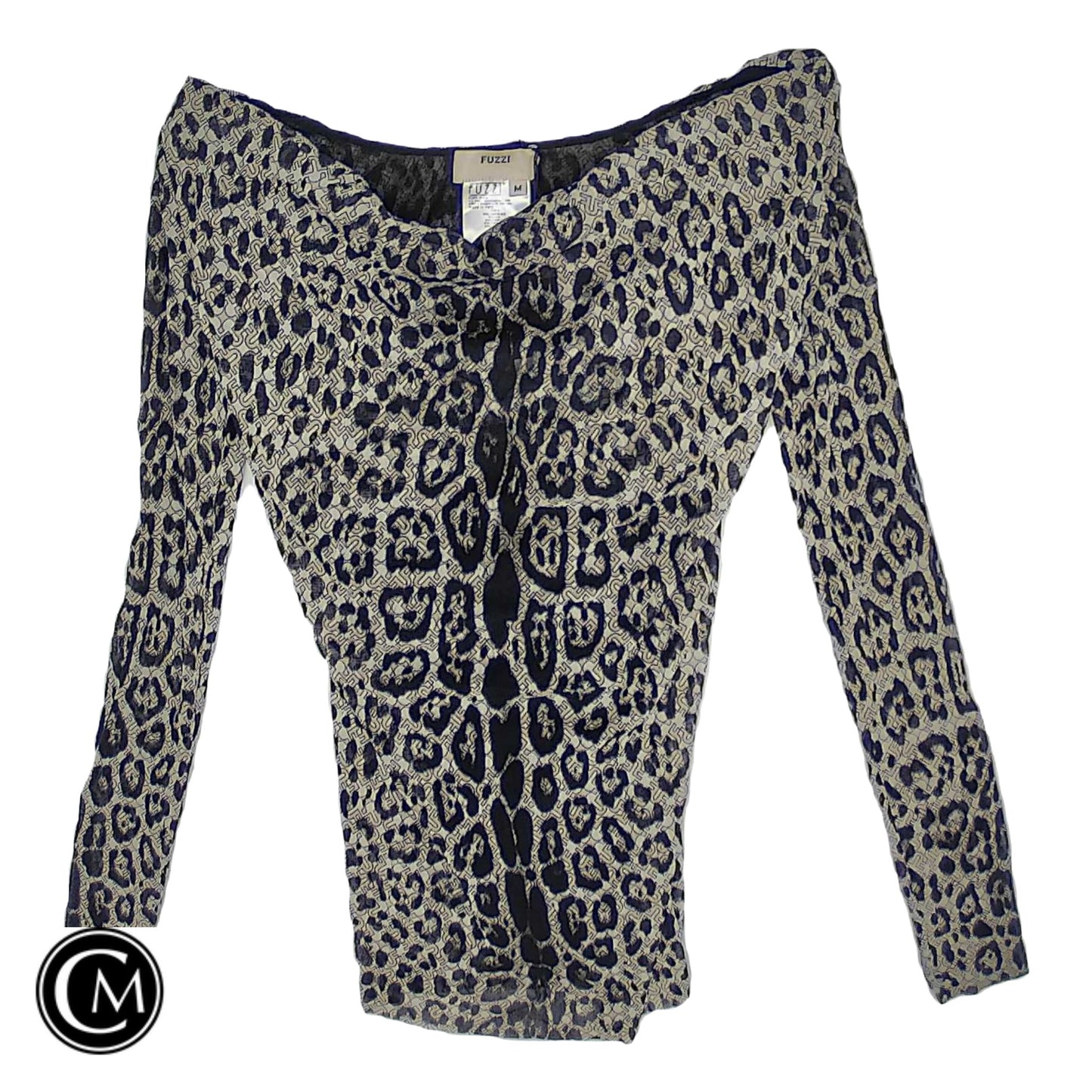 Blouse Ls By Cma In Animal Print, Size: M image 1