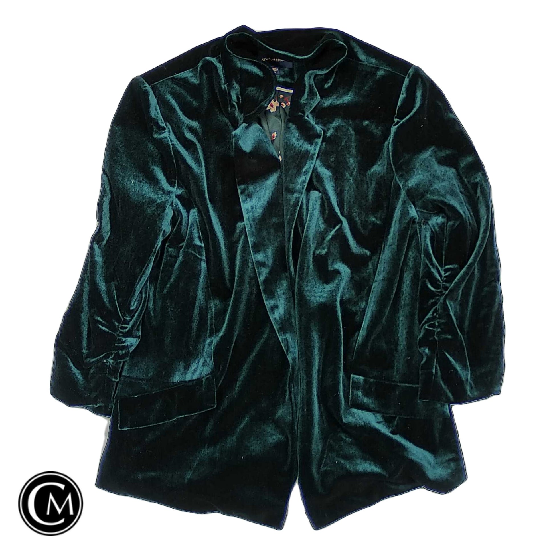 Blazer By Skies Are Blue In Green, Size: M image 1