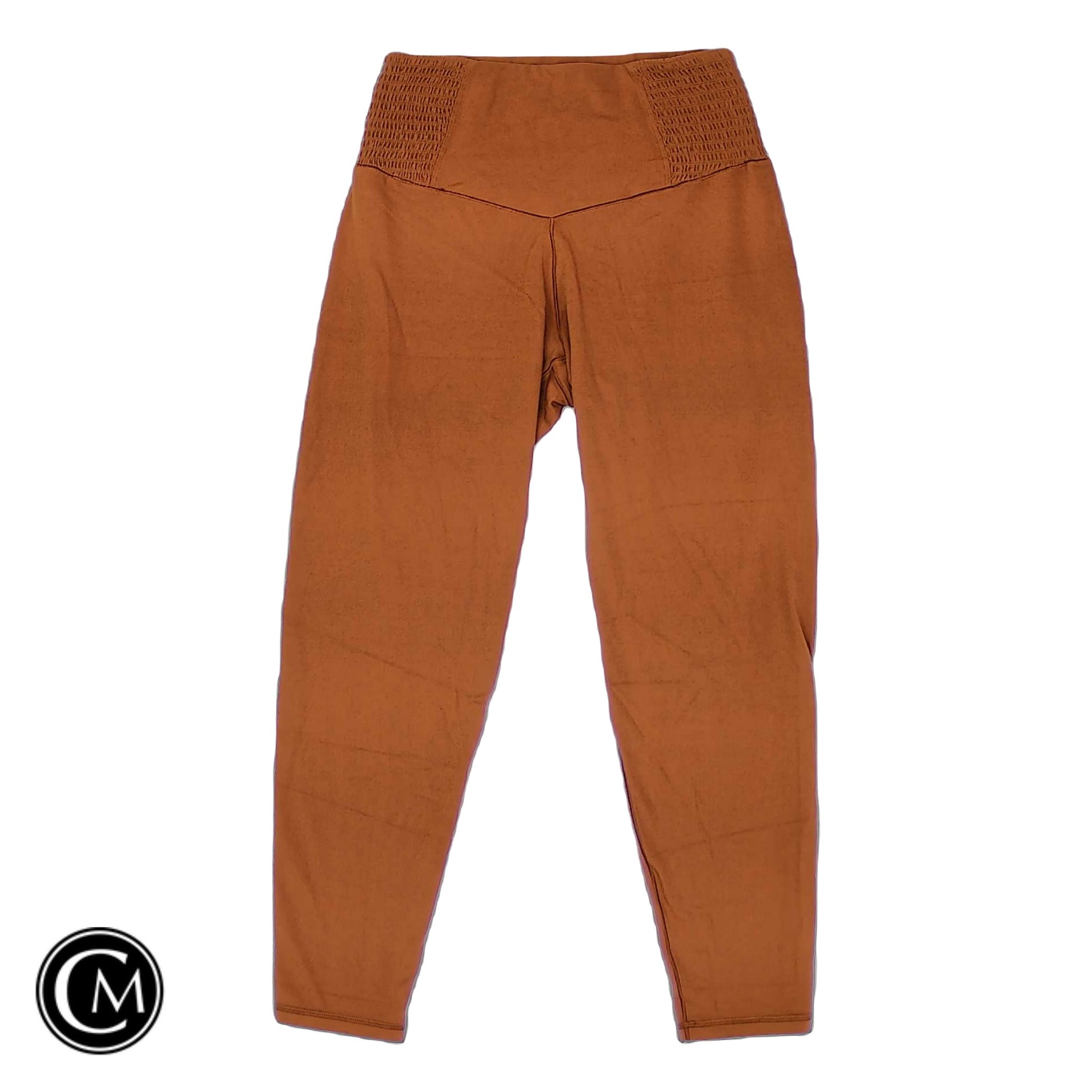 Athletic Leggings By Aerie In Brown, Size: L image 1