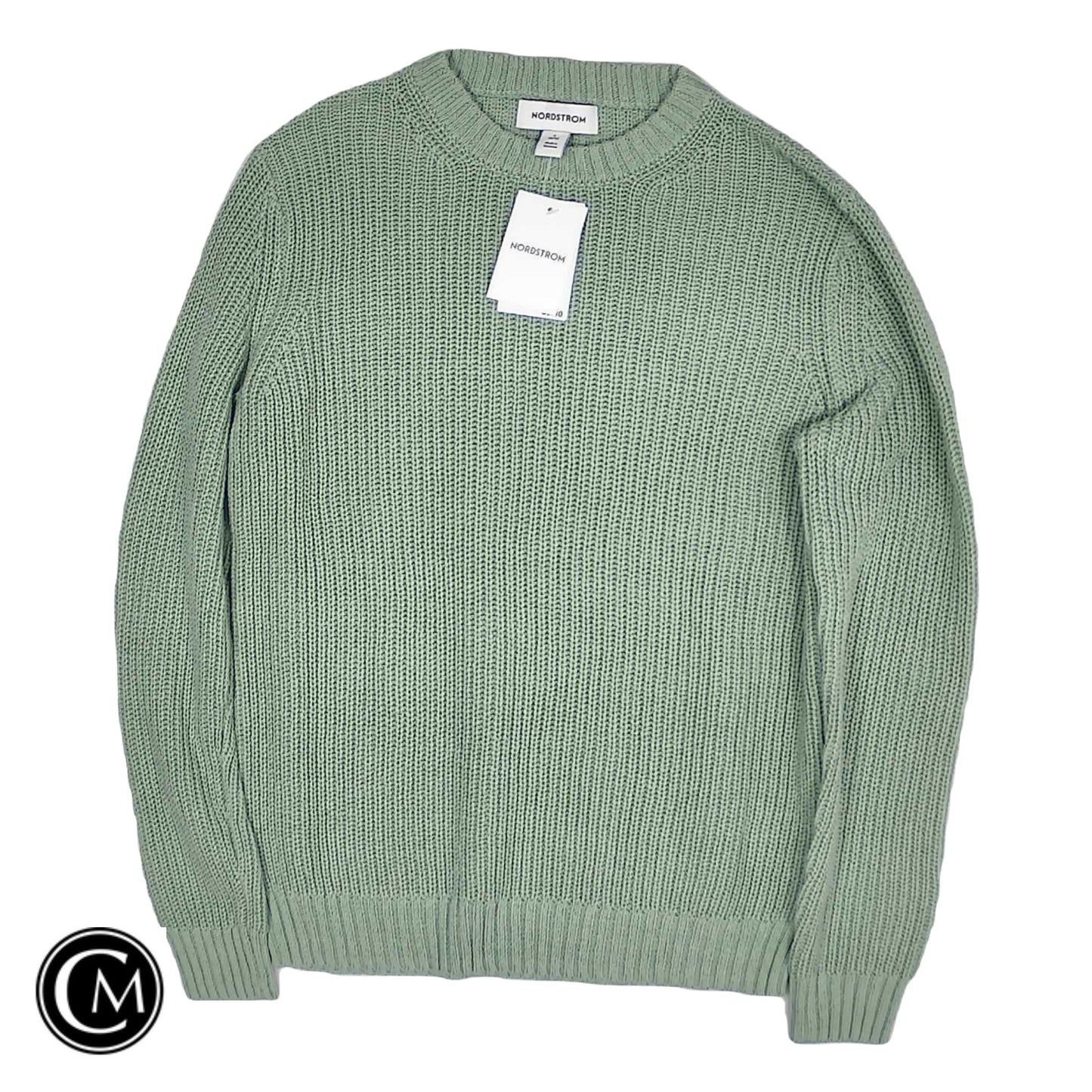 Sweater By Nordstrom In Green, Size: L image 1