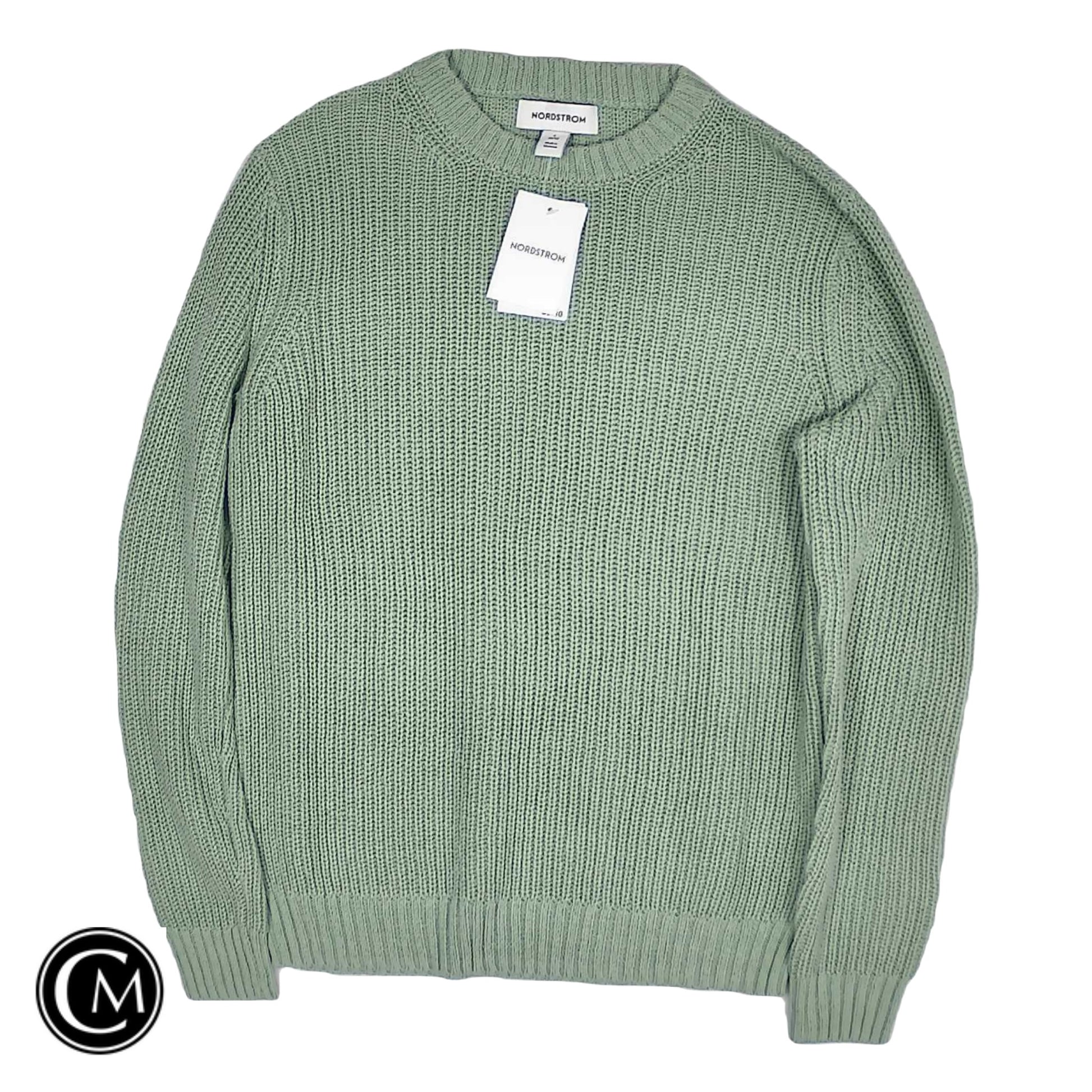 Sweater By Nordstrom In Green, Size: L image 1