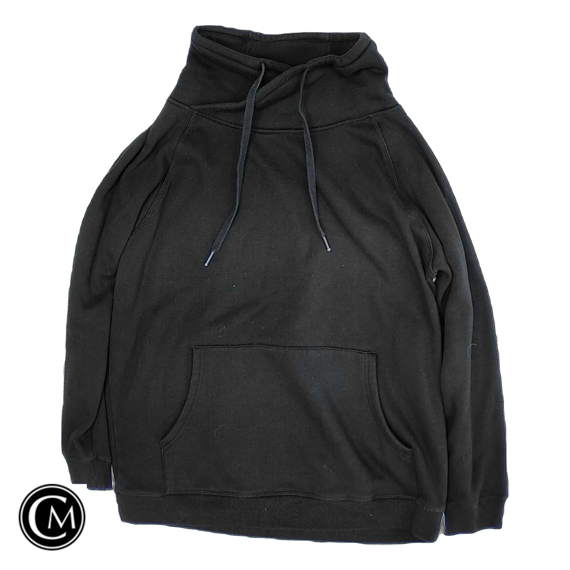 Sweatshirt Hoodie By Mono B In Black, Size: S image 1