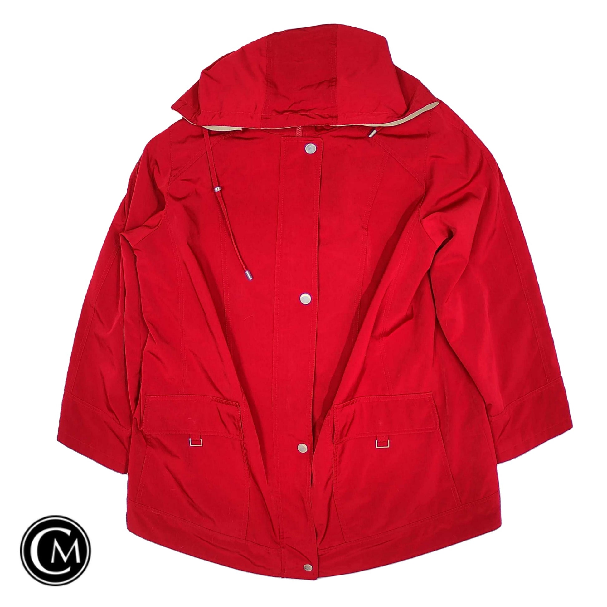 Jacket Other By Gallery In Red, Size: 1x image 1