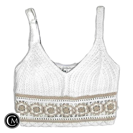Top Sleeveless By Hollister In Cream & White, Size: S image 1