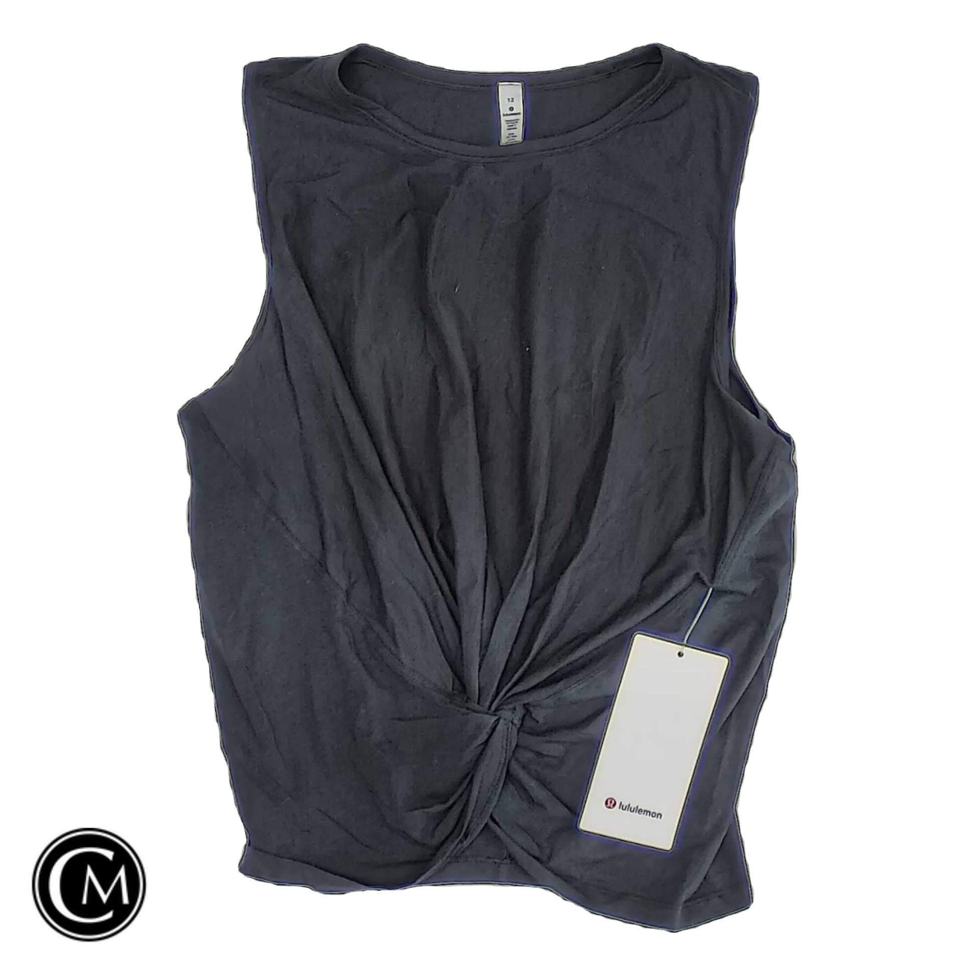 Athletic Tank Top By Lululemon In Black, Size: 12 image 1