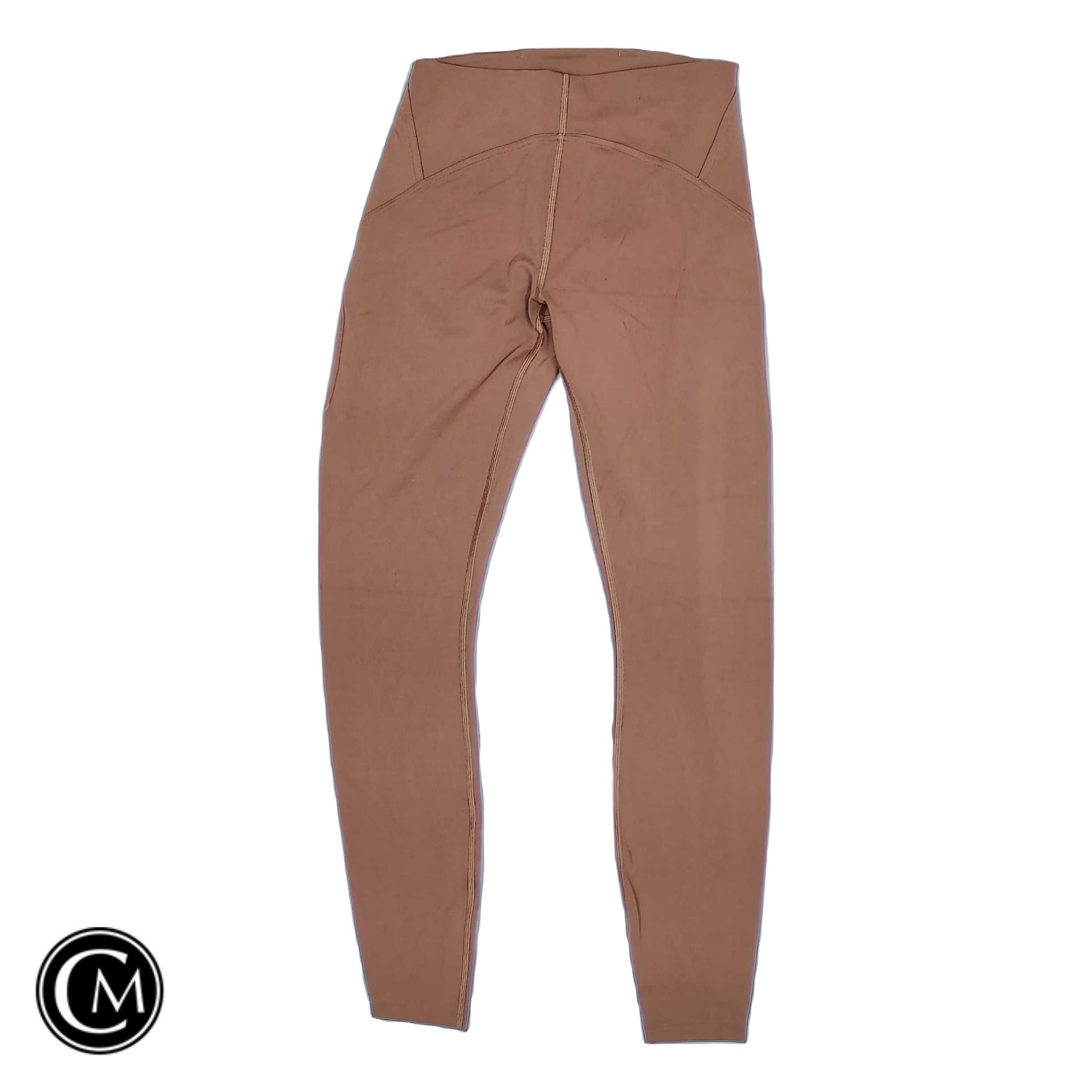 Athletic Leggings By Lululemon In Tan, Size: 8 image 1