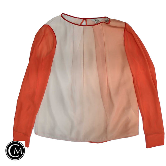 Blouse Ls By Ted Baker In Orange, Size: 4 image 1