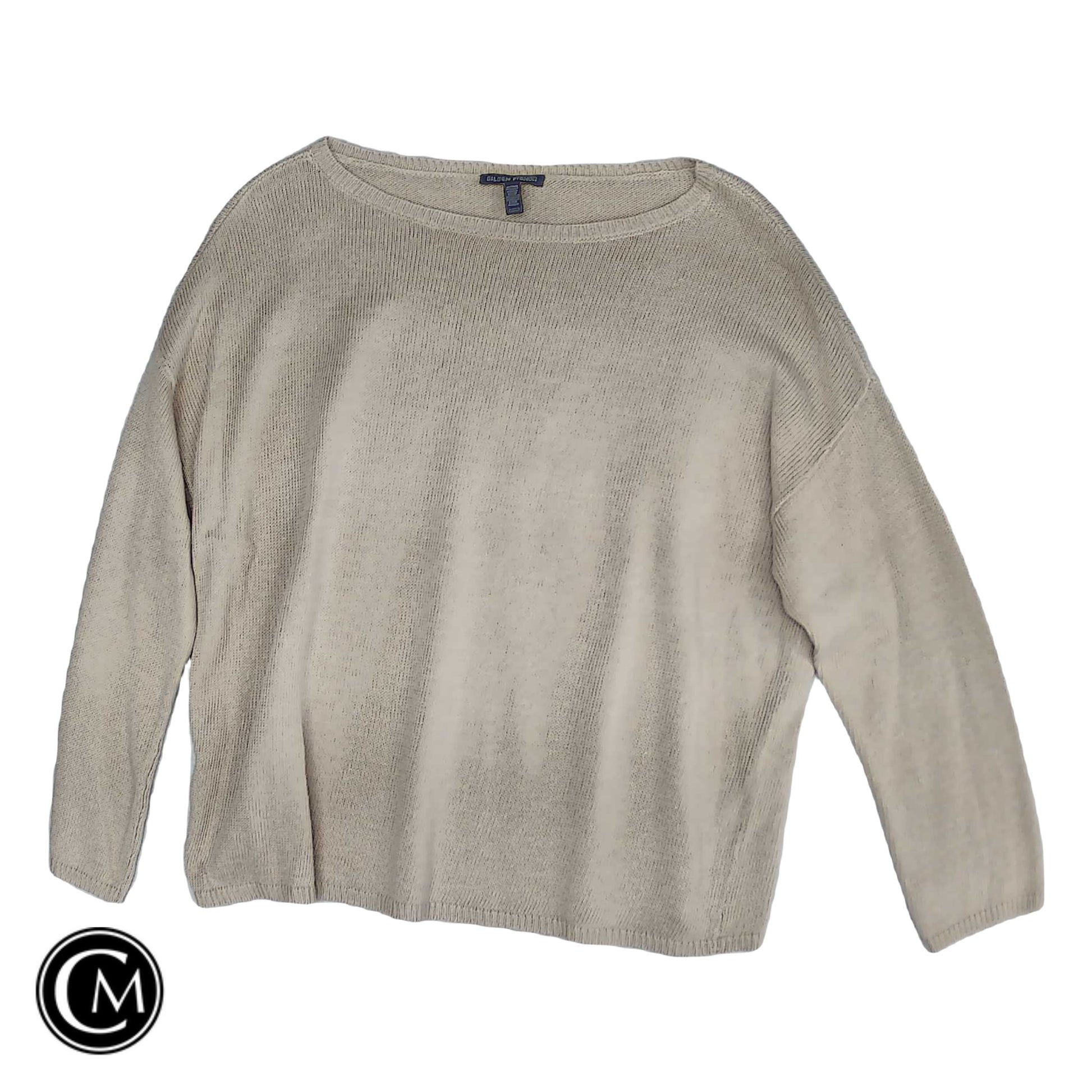 Sweater By Eileen Fisher In Beige, Size: M image 1