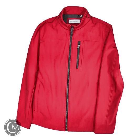 Jacket Moto By Calvin Klein In Red, Size: M image 1