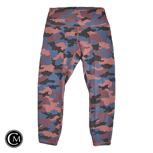 Athletic Leggings By Lululemon In Camouflage Print, Size: 10 image 1