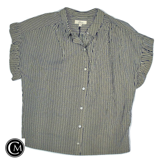 Top Ss By Elan In Striped Pattern, Size: L image 1
