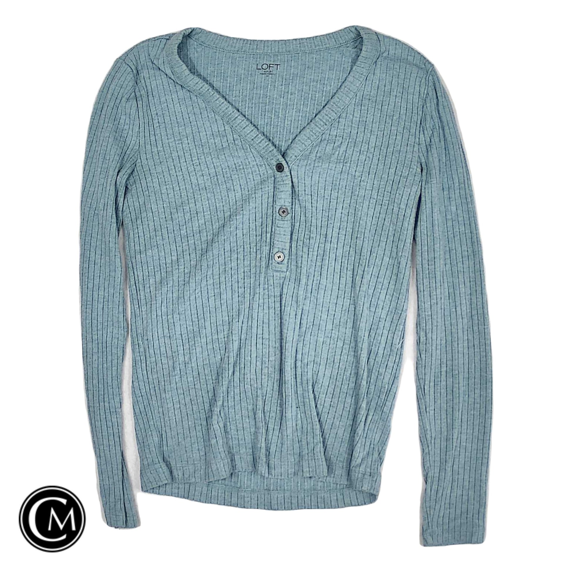 Top Ls By Loft In Blue, Size: M image 1