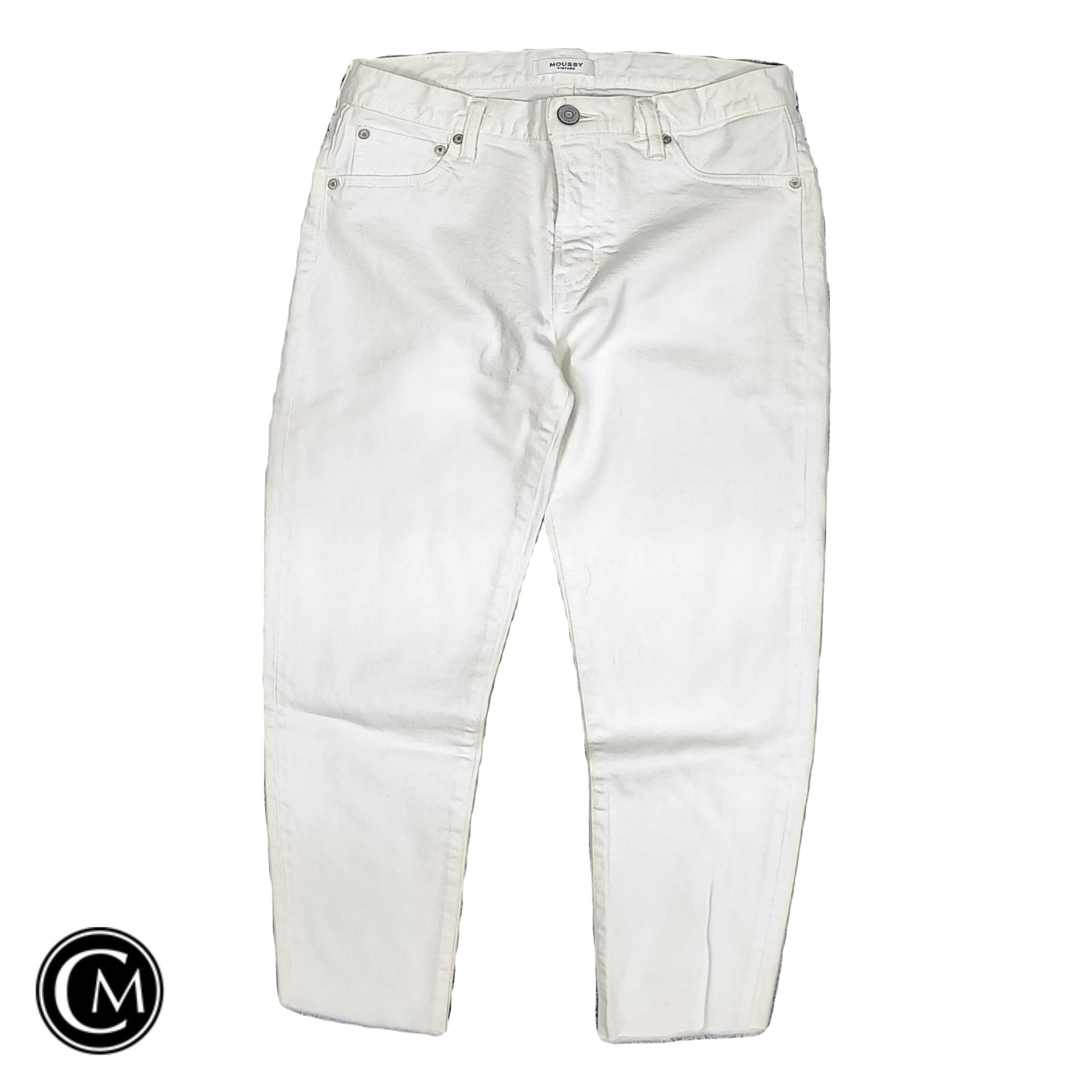 Jeans Cropped By Cma In White Denim, Size: 4 image 1