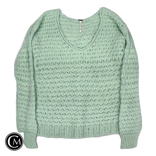 Sweater By Free People In Green, Size: Xs image 1